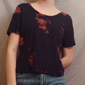 Comfy Black Blech-Dyed Tee